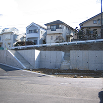 王禅寺東宅地造成現場